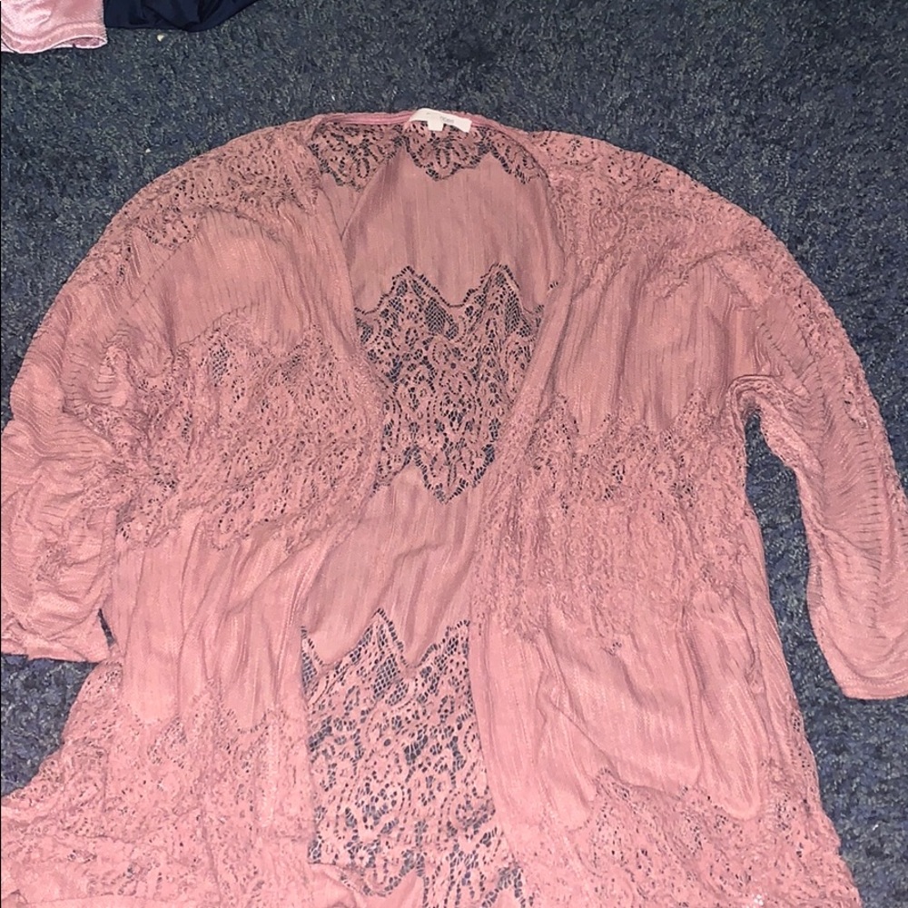 Pink pullover
